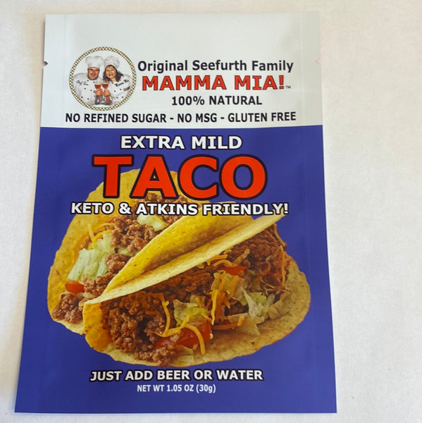 LOT of 2 Casa Mamita 25% less sodium Taco Seasoning Mix, 1oz ea BEST BY  12/23